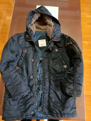 Cazadora infantil azul