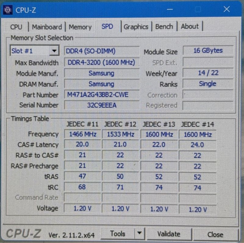 Samsung 16GB DDR4 PC4-3200AA RAM afbeelding 3