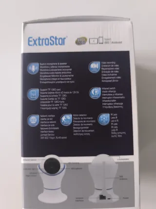 Cámara Vigilancia WiFi 1080p Visión Nocturna