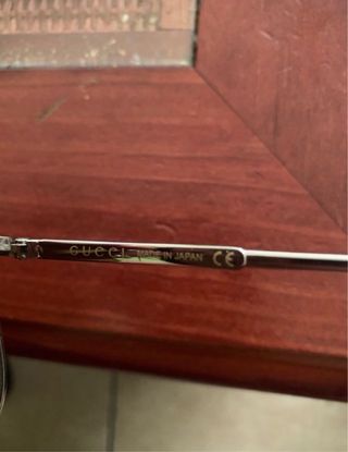 Gafas Gucci Aviador Marrón y Dorado