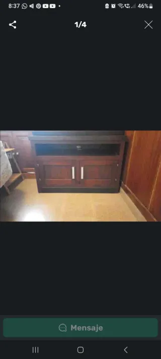 Vitrina Mesa de centro Mueble TV y bar