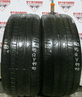 245 45 17 Y PIRELLI RUEDA AL 90% VIDA UTIL