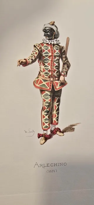 40 Láminas La Comedia del Arte 1972