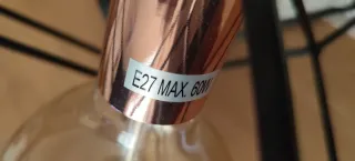 Lámpara colgante industrial negra