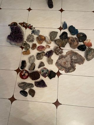 Lotto di minerali naturali