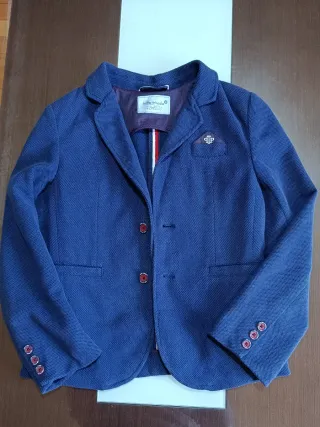 Americana niño azul