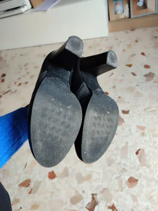 Scarpe eleganti tacco comodo 38