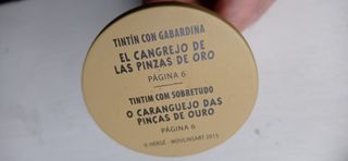 Figura TINTIN - El Cangrejo de las Pinzas de oro -