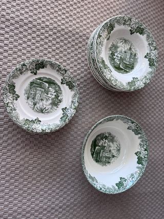 Vajilla La Cartuja Uva Verde