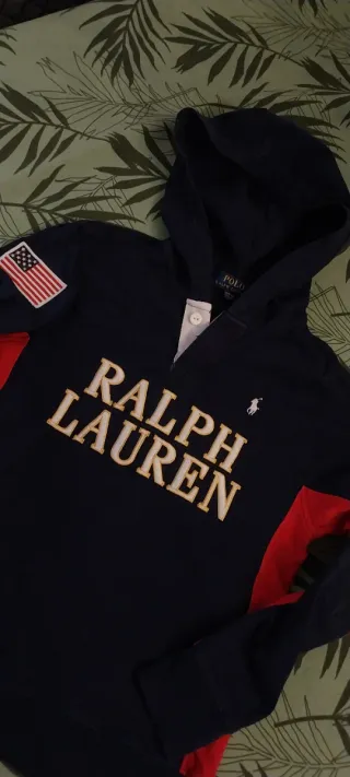 Felpa Ralph Lauren con bandiera USA