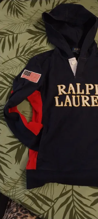Felpa Ralph Lauren con bandiera USA