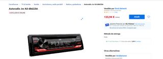 Radio Coche JVC KD-DB622BT Bluetooth DAB