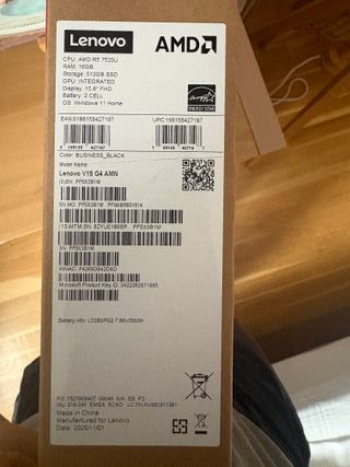 Lenovo 15.6 Full HD Ryzen 5 16GB RAM 512GB SSD