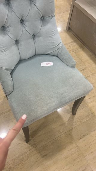 Sillón individual azul/gris