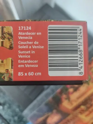 Puzzle Venecia Canal Puente Barcas 1500 piezas