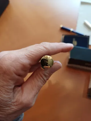 Pluma estilográfica Waterman azul lacada