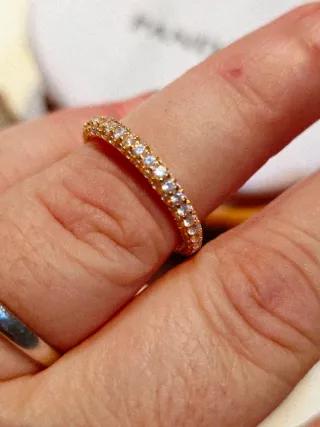 Anillo Pandora Chapado Oro 14k