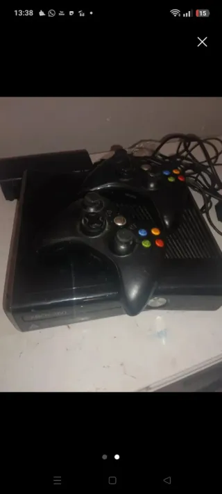 Xbox 360 Nero con 2 Controller