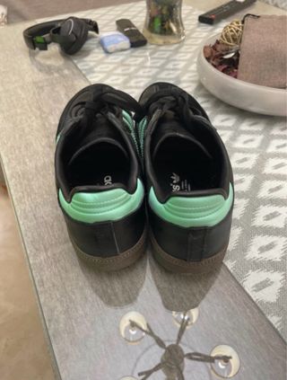 Adidas Samba Zapatillas Negras y Turquesa