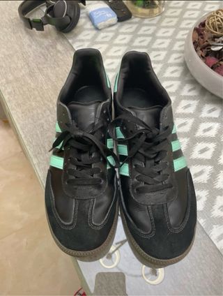 Adidas Samba Zapatillas Negras y Turquesa