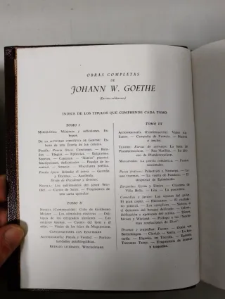 Obras completas de Johann Wolfgang