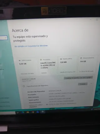 Portátil Acer Aspire R Core i5 Táctil