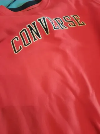 Sudadera Converse Roja Hombre