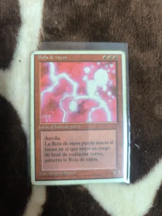 Carta Magic Bola de rayos 1995 4° edición