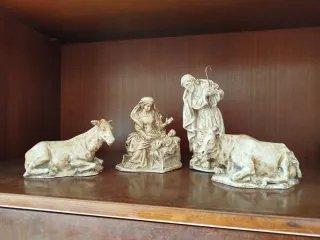 Presepe in ceramica e terracotta