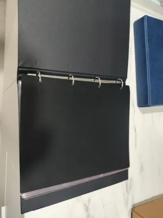 Álbum de billetes azul BBB.