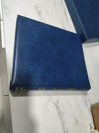 Álbum de billetes azul BBB.