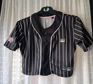 Camiseta Baseball Crop Tenth Talla S