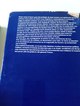 Libros asesinato Carrero blanco franco franquismo