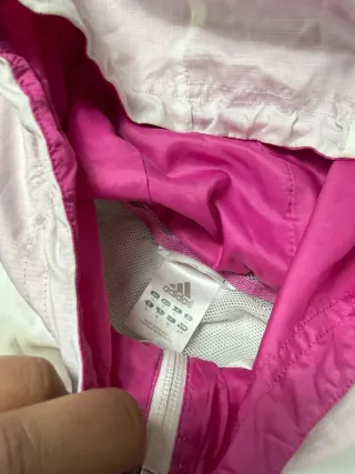 ¡¡OFERTA!! Talla S Chaqueta Adidas Blanca y Rosa