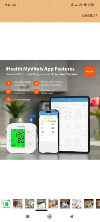 Tensiómetro digital iHealth Track Bluetooth NUEVO