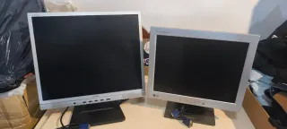 2 Monitores I-INC 19" y LG Plata 17"