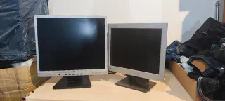 2 Monitores I-INC 19" y LG Plata 17"