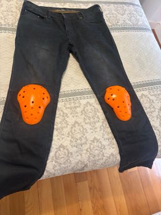 Pantalón moto mujer REV'IT! BROADWAY Azul vaquero