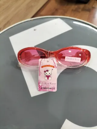 Occhiali da sole per bambina Golden Rose nuovi