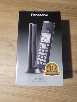 Teléfono Inalámbrico Panasonic Negro