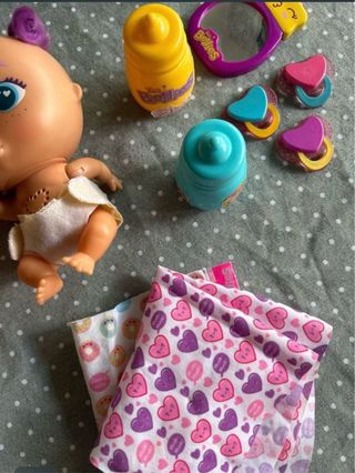 Lote 3 Muñecas Bellies y Accesorios