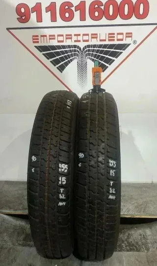 -155 15 T FIRESTONE NEUMATICO SEMINUEVO INCREIBLE