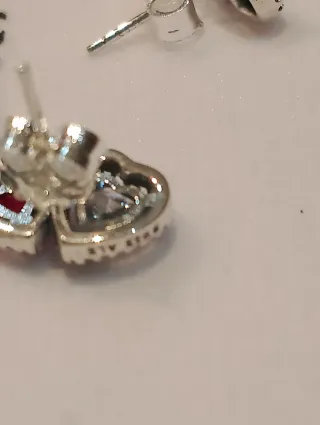 Pendientes Pandora Corazón Plata Ley