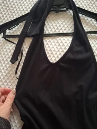 Vestito estivo scollato nero