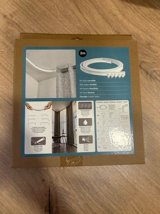 Riel Cortina Flexible 3m