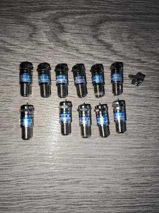 11 Atenuadores y un tapón, Cable-LAN