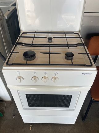 Cocina de Gas Superser Blanca