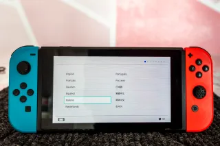 Nintendo Switch Console Blu/Arancione