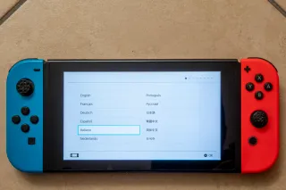 Nintendo Switch Console Blu/Arancione