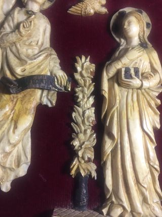 Anunciación Nacimiento Jesucristo Relieve